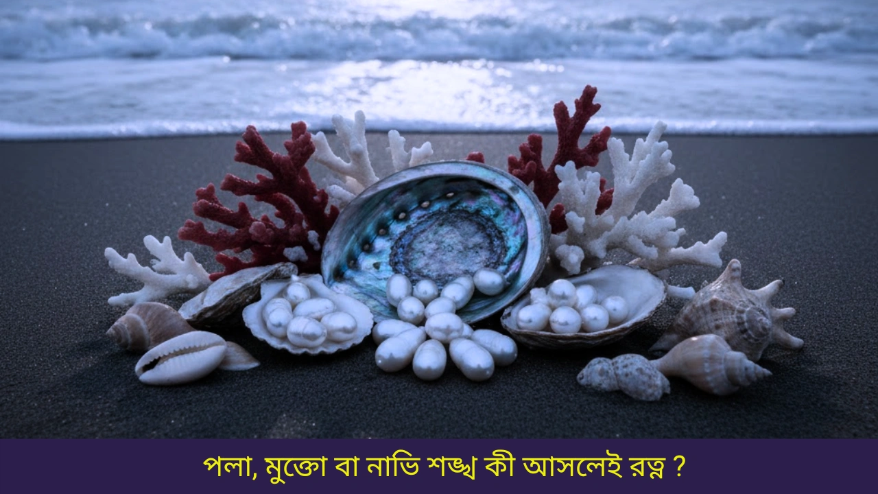পলা, মুক্তো বা নাভি শঙ্খ কী আসলেই রত্ন ?