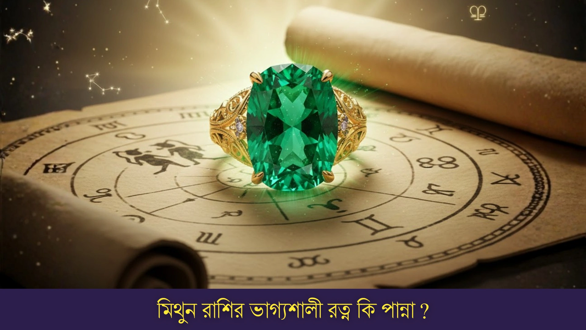 মিথুন রাশির ভাগ্যশালী রত্ন কি পান্না ?