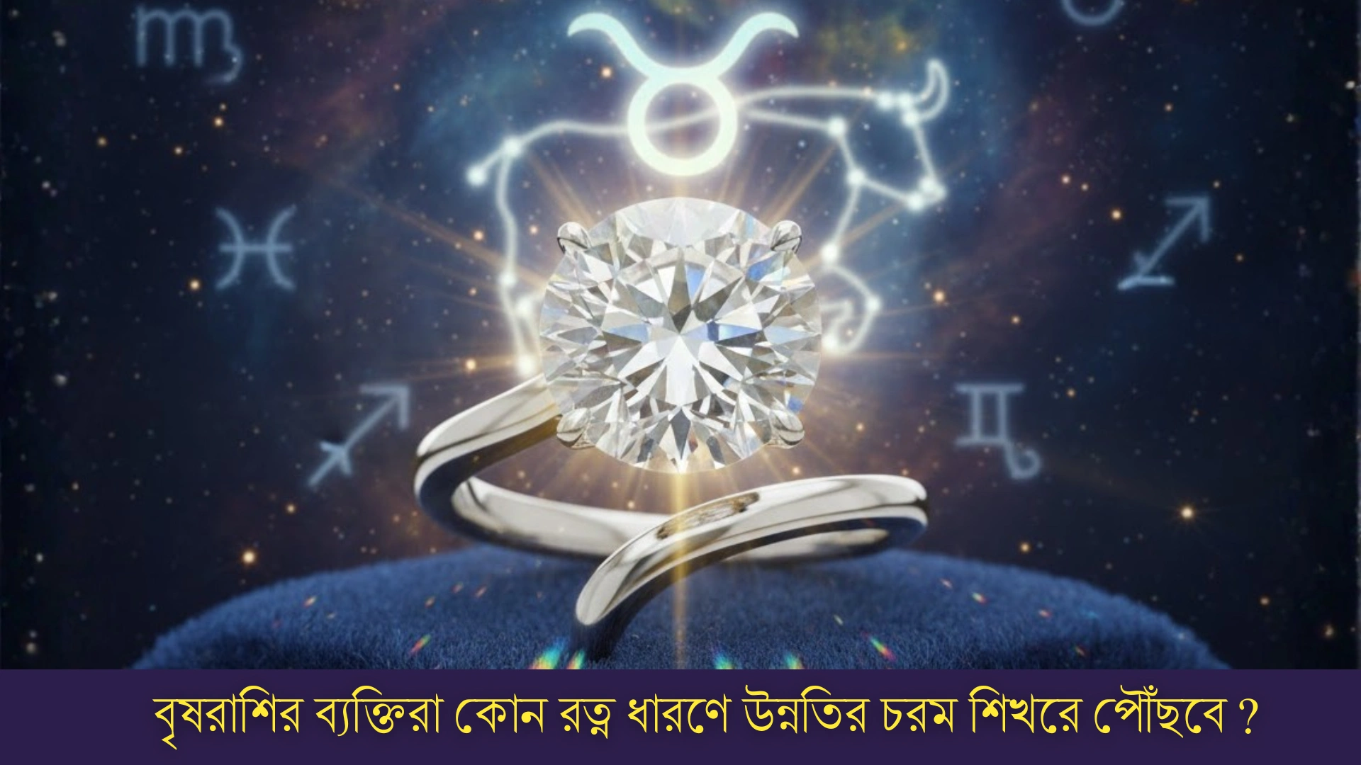 বৃষরাশির ব্যক্তিরা কোন রত্ন ধারণে উন্নতির চরম শিখরে পৌঁছবে ?